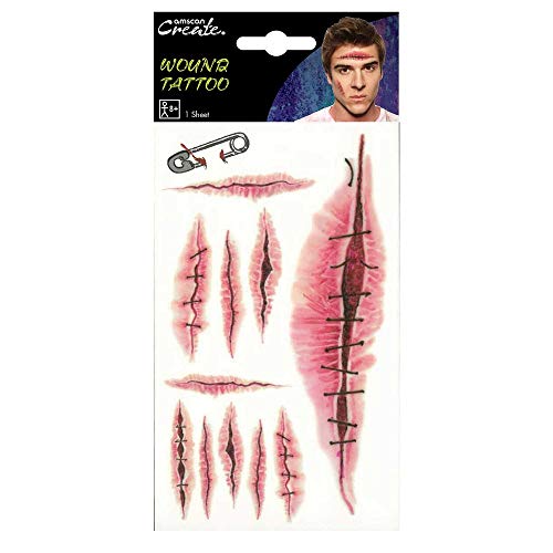 Amscan International Wound Tattoos - Jouets & Jeux Amazon Royaume-Uni à 1.29€