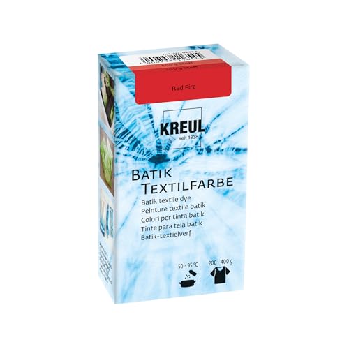 KREUL 98524 - Peinture Textile Batik Red Fire, 70 g, Poudre... - Sports & Fitness en promo à 6.49€