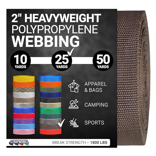 Strapworks Heavyweight Polypropylene Webbing - Heavy Duty... - Home & Kitchen Amazon UK à 15.13€