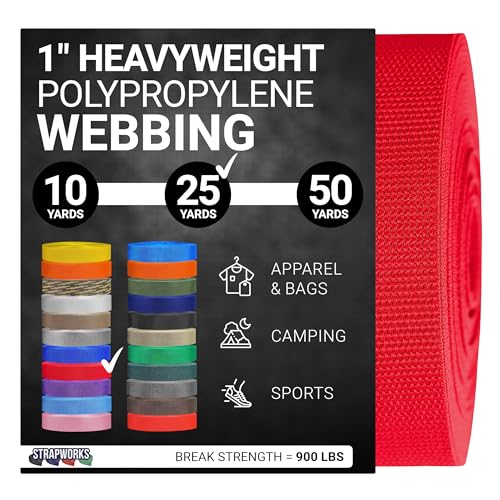 Strapworks Heavyweight Polypropylene Webbing - Heavy Duty... - Maison & Cuisine Amazon Royaume-Uni à 6.33€