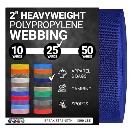 Strapworks Schweres Polypropylen-Gurtband – robuste... - Sports & Fitness Amazon Allemagne à 9.29€