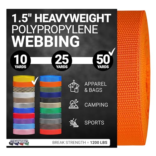 Strapworks Correa de Polipropileno Pesado, Correas de... - Bricolage & Outils Amazon Espagne à 8.80€