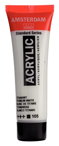 Amsterdam Standard Series Acrylic Tube 20ml Titanium White... - Loisirs Créatifs Amazon France à 2.30€