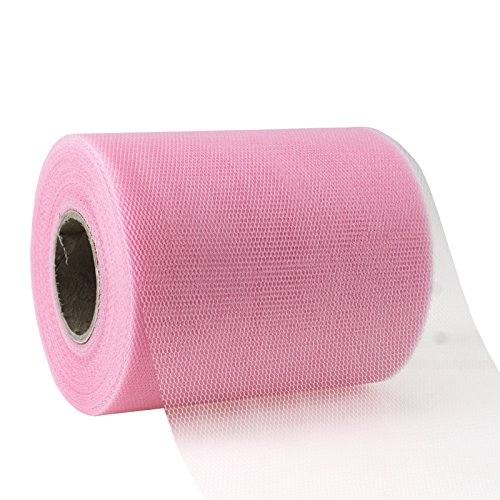 Präsent - Verona Tulle Ribbon Light Pink 112 mm Width, 50 m... - Maison & Cuisine Amazon Royaume-Uni à 8.94€