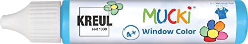 KREUL 24410 - Mucki Window Color, azul claro, rotulador de... - Bon plan à 2.29€