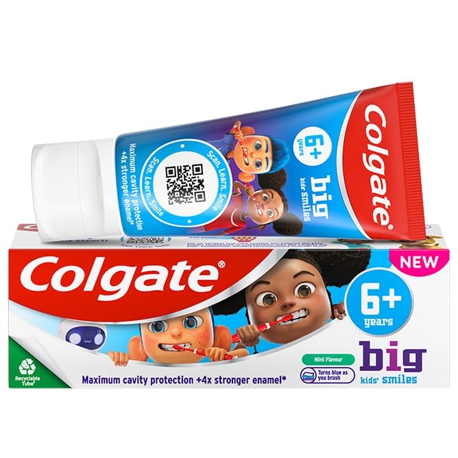 COLGATE Toothpaste Smiles 6+ Years - 50m - Beauté & Parfums Amazon Royaume-Uni à 2.60€
