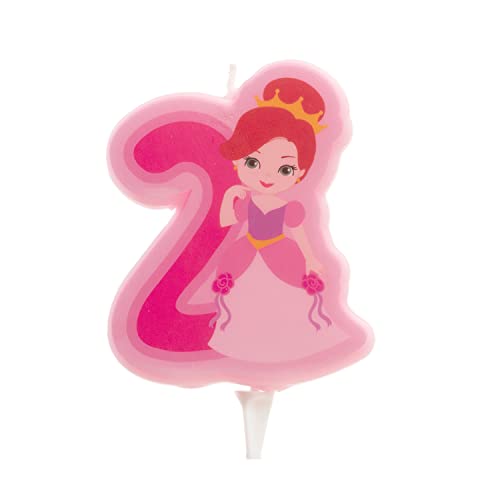 Dekora - Geburtstag Deko Kerze Prinzessin - Nummer 2 - Maison & Cuisine Amazon Allemagne à 3.08€