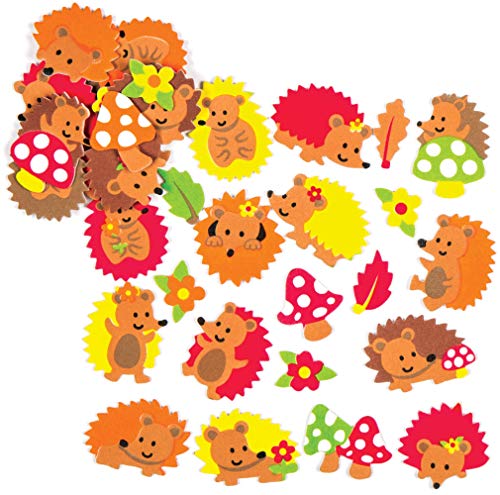 Baker Ross AC105 Igel Moosgummi Sticker - 120 Stück... - Jouets & Jeux Amazon Allemagne à 6.99€