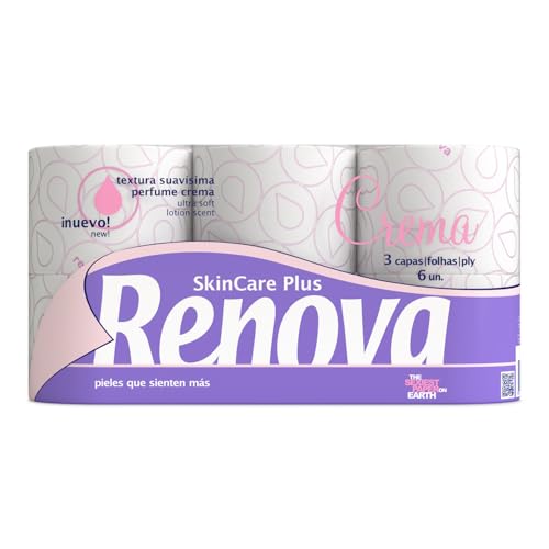 Renova Skin Care Plus Papel Higiénico Decorado Perfumado... - Sports & Fitness Amazon Espagne à 1.00€