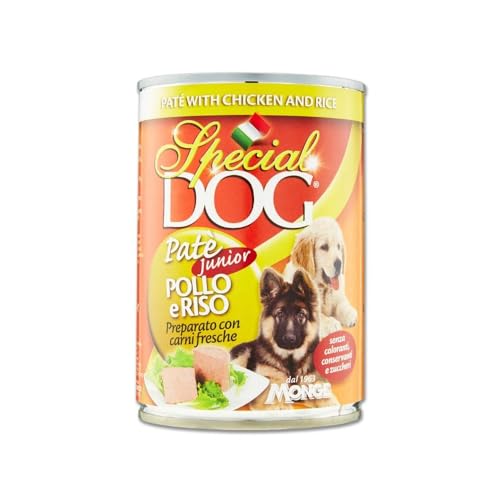 Monge Special Dog Pate' Junior Pollo/Riso Gr.400 - Animalerie Amazon Italie à 0.94€