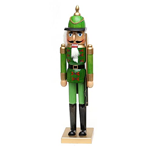 Dekohelden24 Precioso Cascanueces Soldado en Verde, Aprox.... - Amazon Espagne à 17.03€