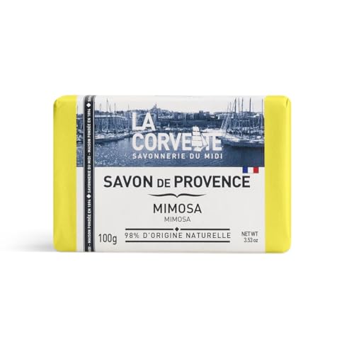 La Corvette Pastilla de Jabón con Flor de Mimosa - 100 gr - Bon plan à 2.80€