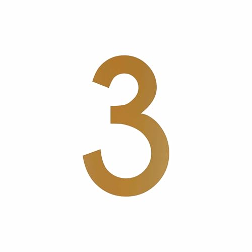 Zahlen Aufkleber Nummer 3 in gold, 2 cm, Klebezahl zur... - Auto & Moto Amazon Allemagne à 0.99€