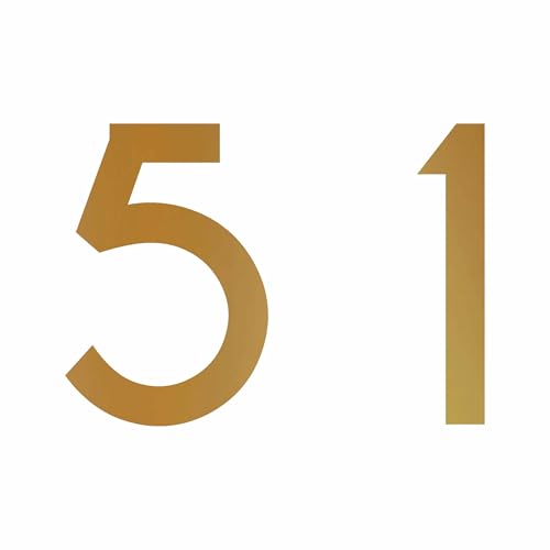 Zahlen Aufkleber Nummer 51 in gold, 2 cm, Klebezahl zur... - Fournitures Bureau Amazon Allemagne à 0.99€