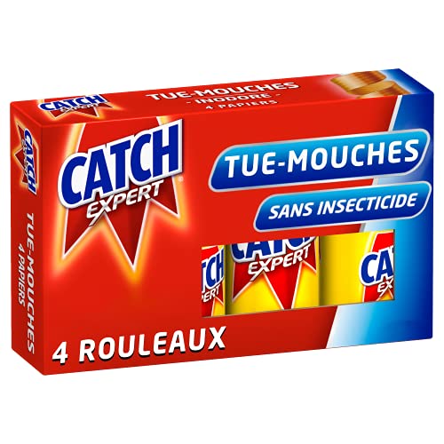 Catch - Expert Mouches – Papier Tue-Mouches – Anti-Mouches... - Animalerie Amazon France à 1.79€