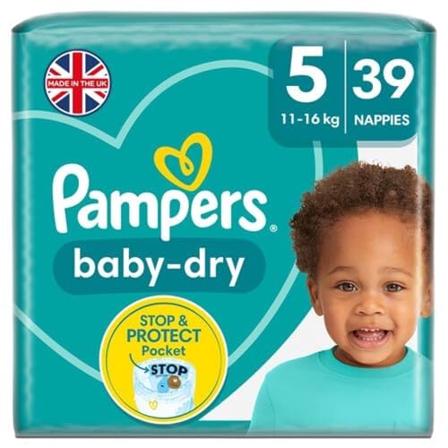 Pampers 81657566 Baby-Dry Pants windeln, weiß - Bébé & Puériculture en promo à 19.76€