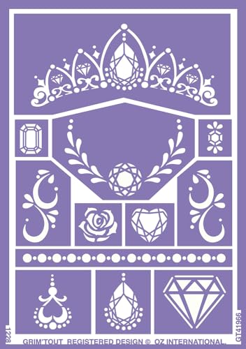 GRIM'TOUT- Stencil, Colore Violet, gt41966 - Auto & Motorcycle Amazon Italy à 5.20€