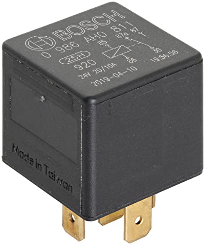 Bosch 0986Ah0811 Relais 24V 20A, 5 Terminaux, Ip5K4... en promo à 3,35€ (-77%) sur Amazon FR