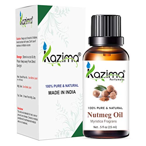 KAZIMA Nutmeg Essential Oil - 100% Pure Natural & Undiluted... - Auto & Moto Amazon Royaume-Uni à 13.38€