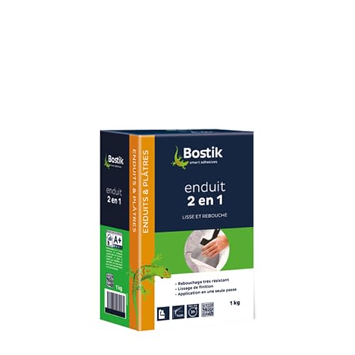 Bostik Enduit Mural 2 en 1 Poudre - Enduit de Lissage et... - Auto & Moto Amazon France à 5.90€