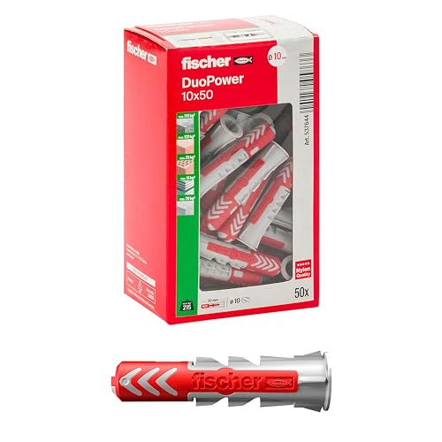 Fischer 50x Tasselli DuoPower, 10 x 50 mm, per Muro pieno... - Auto & Moto en promo à 7.18€