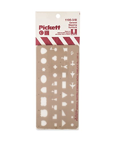 Pickett plantilla Isométrico de llaves de tuercas y Jefes 7 - Fournitures Bureau en promo à 18.85€
