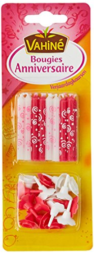 Vahiné Bougies Anniversaire Multicolores (Modèle Aléatoire) - Jouets & Jeux Amazon France à 2.39€