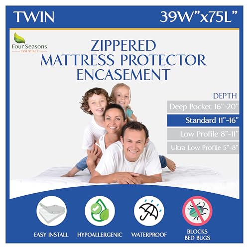 Bettwanzen-Matratzenschoner mit Reißverschluss... - Home & Kitchen Amazon Germany à 19.97€