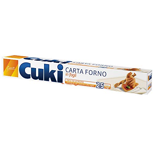 Cuki Carta Forno in fogli 33 x 38 cm - 25 fogli - 1... - Auto & Moto Amazon Italie à 2.30€