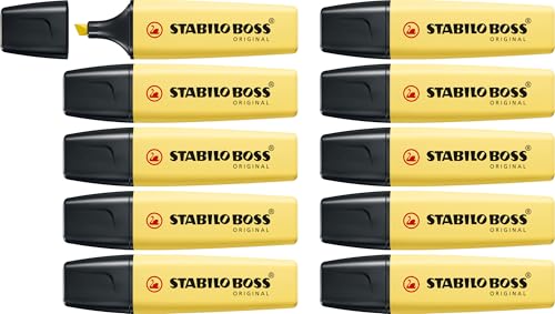STABILO BOSS ORIGINAL Pastel - Highlighter - Pack of 10... - Maison & Cuisine Amazon Royaume-Uni à 5.86€