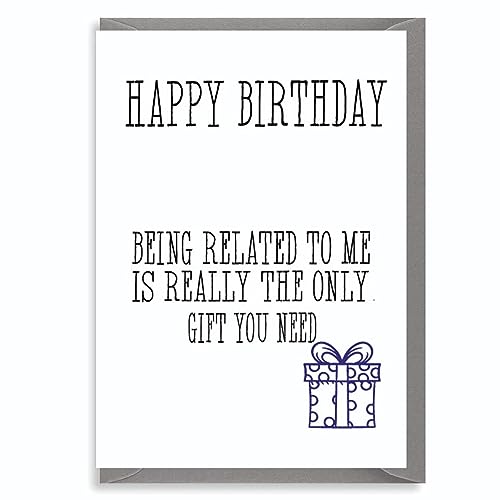 Funny Birthday Card For Him Or Her From Family Being... - Auto & Motorcycle Amazon UK à 2.03€