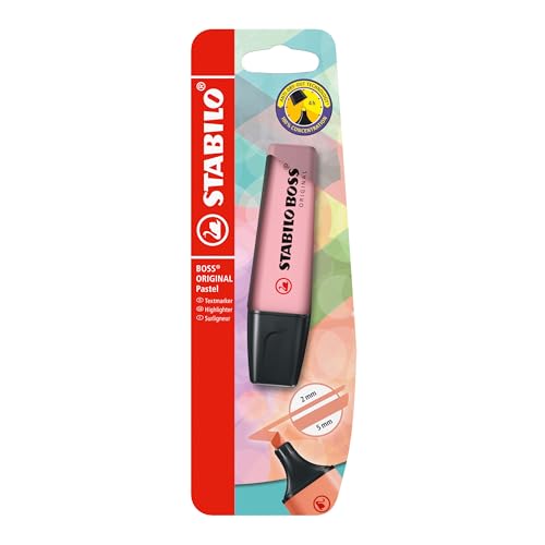 STABILO BOSS ORIGINAL Pastel - Evidenziatore - Pack da 1... - Fournitures Bureau en promo à 1.30€