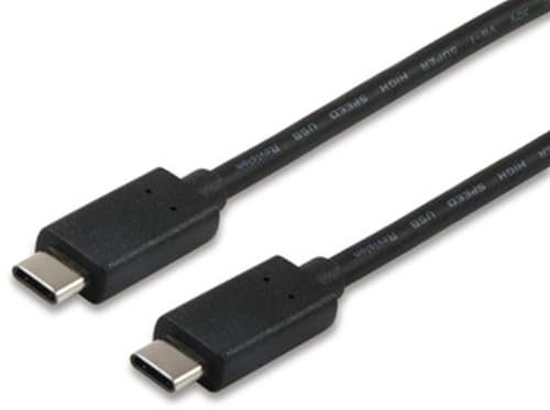 equip 12888307 1 m USB C USB C Black – USB Cable (1 m, USB... - High-Tech & Électronique Amazon Royaume-Uni à 4.72€