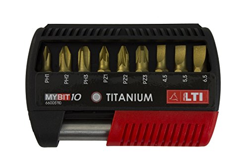 KRINO 66005110 Set 10 Pezzi Inserti Titanium per... - DIY & Tools Amazon Italy à 26.15€