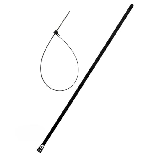 Lot de 20 colliers réutilisables 7,6x 250mm - Noir... - Bon plan à 1.69€