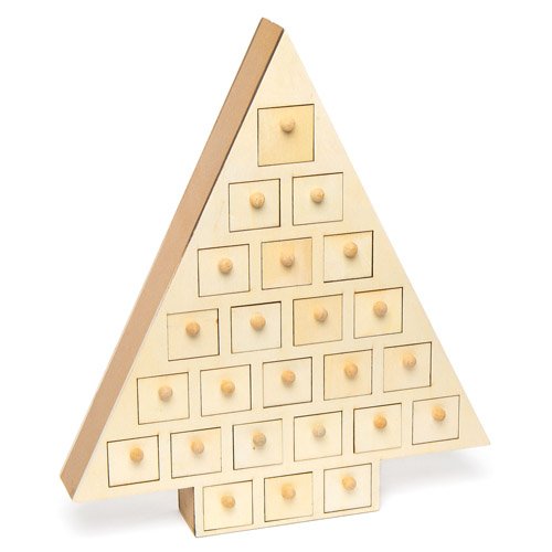 Baker Ross Calendrier de L'avent en Bois Arbre - Jouets & Jeux Amazon France à 17.95€