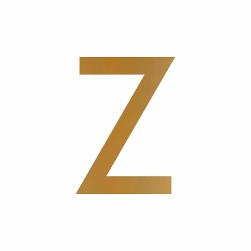 Buchstaben Aufkleber, wetterfest, einzelner Buchstabe "Z"... - Fournitures Bureau Amazon Allemagne à 1.99€