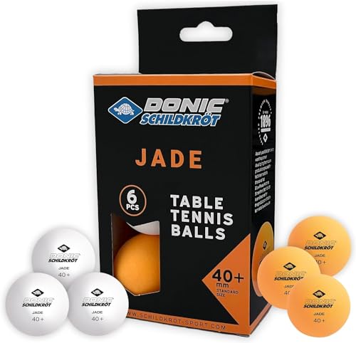 Donic-Schildkröt Tischtennisball Jade, Poly 40+ Qualität, 6... - Sports & Fitness en promo à 7.04€