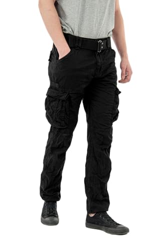 Schott TRRANGER70, Pantaloni, Uomo, Nero (Black), 36W - Maison & Cuisine en promo à 69.14€
