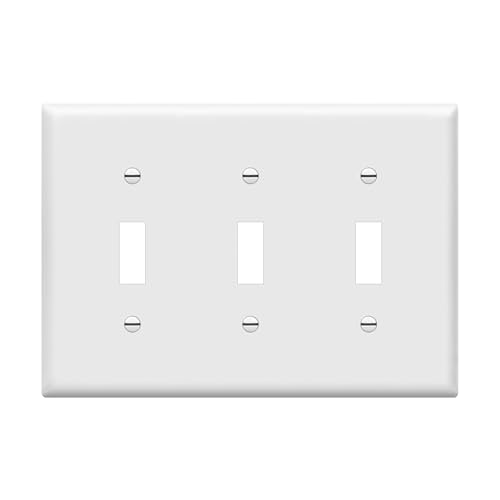 Enerlites Placca per interruttore a muro a 3 pulsanti... - Maison & Cuisine Amazon Italie à 9.25€