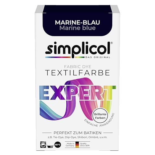 simplicol Textilfarbe expert Marine-Blau| Perfekt zum... - Maison & Cuisine Amazon Allemagne à 1.61€