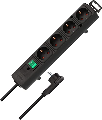 Brennenstuhl multiprise avec Schalter noir Flachprise mâle... - Maison & Cuisine Amazon France à 9.79€