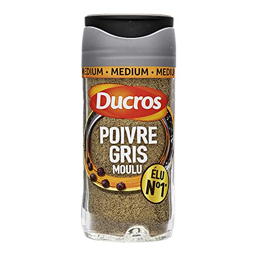 Poivre Gris Moulu n°7 Ducros 36g - Épicerie Amazon France à 1.95€