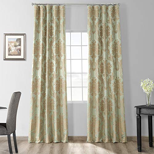 HPD Half Price Drapes JQCH-201272-108 Magdelena Faux Silk... - Maison & Cuisine Amazon Allemagne à 29.29€