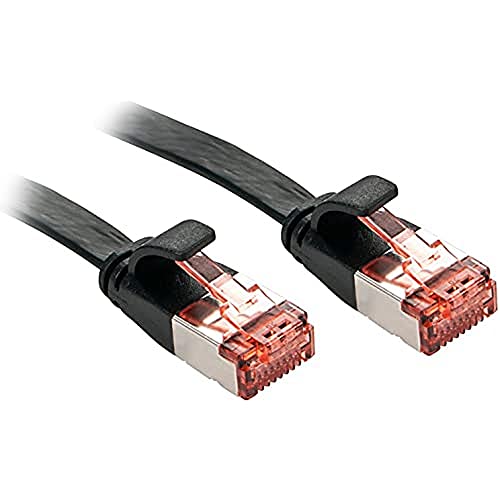 LINDY 47571 1m Cat.6 U/FTP Flachband-Netzwerkkabel, schwarz - Sports & Fitness en promo à 2.29€