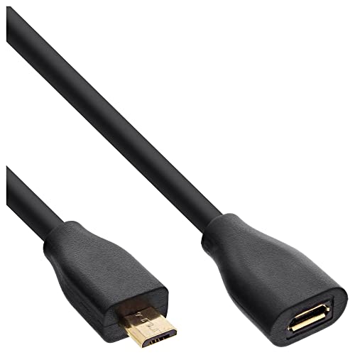 InLine 32720P câble USB 2 m USB 2.0 Micro-USB B Noir - Tech & Electronics Amazon France à 10.21€