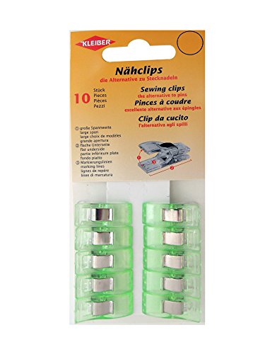 Kleiber 70098 Nähclips Nähzubehör, Kunststoff, Grün, 2,5 x... - Maison & Cuisine Amazon Allemagne à 3.50€