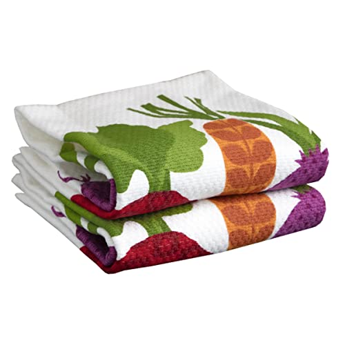 T-Fal Textiles 2-Pack Veggie Print Dual Sided Woven Weave... - Home & Kitchen Amazon UK à 4.80€