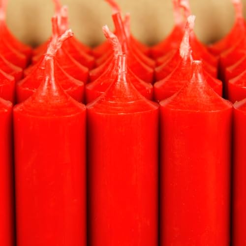 Stabkerzen durchgefärbt 180mm x Ø 22mm - Kerzen... - Maison & Cuisine Amazon Allemagne à 1.49€