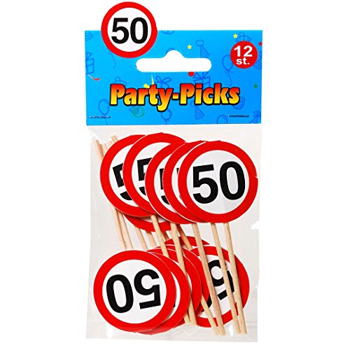 Udo Schmidt Party Picks 50 Birthday Mini Sign Male Stickers... en promo à 3,06€ (-52%) sur Amazon FR